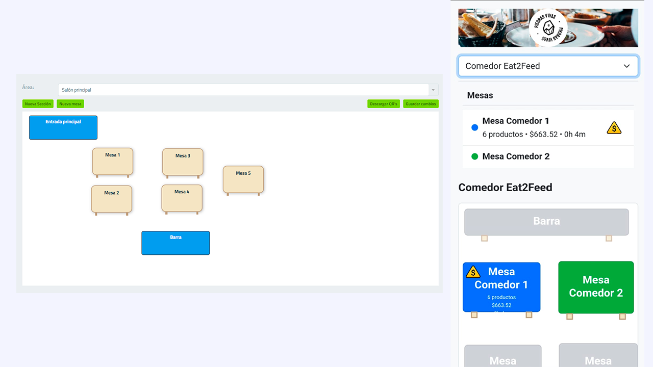 Placeholder demo Mesero